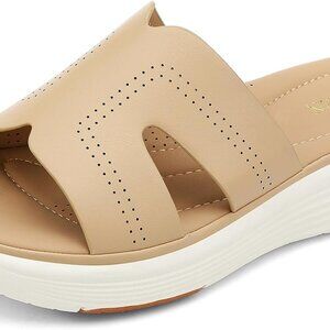 Womens Platform Sandals Slide Wedge Sandals